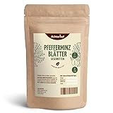 Pfefferminzblätter 500g I Pfefferminzblätter getrocknet und geschnitten I ideal für Pfefferminz-Tee I naturrein I Kräutertee lose I aus deutschem Anbau I vom Achterhof