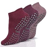 Ozaiic Yoga Socken für Damen und Herren, Stoppersocken, Antirutschsocken, Barfuß, Rutschfeste, Pilates, Krankenhaus, Zuhause, Socken mit Noppen