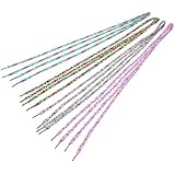 TEHAUX 4 Paar Leopardenmuster Sneakers Schnürsenkel Bunt für Sportschuhe Wanderschuhe Schnürsenkel mit Tierdruck Schnürschuhe