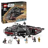 LEGO Star Wars 75389 Der Dunkle Falke – Spielzeug zum Ausstellen mit federbetriebenen Shootern, Kanonen und 6 Minifiguren, darunter C-3PO – Geschenk für Jungen ab 10 Jahren und Erwachsene