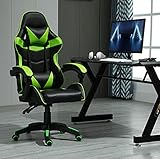 mcc direct Bürostuhl Ergonomisch, Schreibtischstuhl, Drehstuhl, Gaming Sessel, Gamingstuhl (Grün)