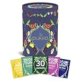 Pukka | Bio Tee Geschenkset „Seelenzauber“ | Geschenk für Frauen & Männer zu Weihnachten, Geburtstag & für Self-Care | Perfekt für die Schlafenszeit | 30 Teebeutel | 5 köstliche Sorten