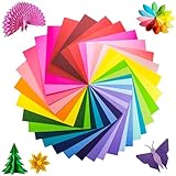 100 Blatt Buntes Papier, 20 Farben A4 Faltblätter, 70 g/m², Geeignet Für Kinderkunst, Bastelaktivitäten, DIY-Kunst, Schule.