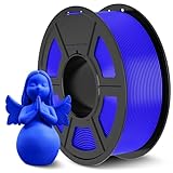 JAYO ABS Filament 1,75mm (Blau), 1kg/Spule, ANTI-WARPING/HOCHSCHLAGFESTES/HITZEBESTÄNDIGES, Maßgenauigkeit +/-0,03mm, 3D Drucker Filament