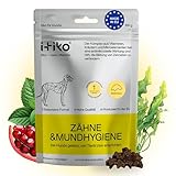 Itiko - Natürliche Hund Zahnpflege Snacks - Natürliche Leckerlis für Hunde - Mundgeruch Hund Bekämpfen - Alternative zu Zahnsteinspray