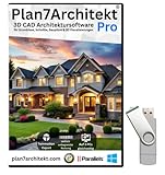 Plan7Architekt Pro 5 - Professionelle 3D CAD Architektur & Hausplaner Software, Grundriss Programm, Raumplaner, Wohnungsplaner