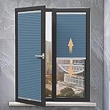 Kabellose Wabenplissee, Raumverdunkelung, Wärmedämmung und Geräuschreduzierung, Design von oben nach unten, einfache Installation, 55 x 160 cm