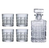 YOtat Whiskygläser, transparent, für Schnapsgläser, Bar-Set, altmodische Trinkgläser, Geschenkset, Brandy, Snifter, Whiskyglas für Likör, 220 ml (4 Tassen)