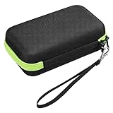 FRCOLOR Stoßfeste EVA Aufbewahrungstasche für Stirnthermometer mit Reißverschluss und Trageschlaufe Kompatibel mit Meisten Infrarot Fieberthermometern Praktischer Schutz und Tragbare