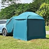 Miuxe Automatisches Pop-up-SUV-Heckklappenzelt, 3–4 Personen, Universelle Auto-Markise, Heckzelte, Familien-Campingzelte Im Kofferraum, Mit Aufbewahrungstasche, Sonnenschutz Für Wohnwagen, Schrägheck