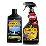 Maddox Detail - Schutz- und Glanz-Set für Auto, Premium-Detail und Premium Glaze Wax | Innenreinigung und Carnaubawachs für den Außenbereich