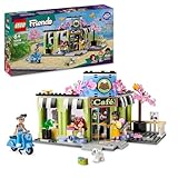 LEGO Friends Heartlake City Café, Kinderspielzeug, Spielzeug-Bäckerei, Geschenkidee für Mädchen und Jungen ab 6 Jahren, Set mit 3 Spielfiguren und Hundefigur 42618