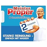 Meister Proper Schmutzradierer (2er Pack) Original, Radierschwamm Für Strahlende Oberflächen