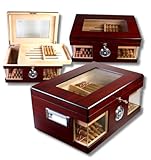 Wood Wonderful Kristallglas Humidor V-1320 + Habanos-Specialist-Set
