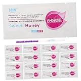 BEBEMOKO 20pcs Hohe Präzisionsstreifen Schwangerschaftserkennungswerkzeuge Schwangere Testvorräte Für Weiblich