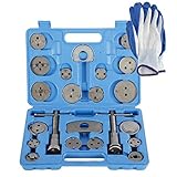 FreeTec 22 tlg. Universal Bremskolbenrücksteller Set Bremssattel Kolben Wind Zurück Tool Kit Bremse Instandsetzung Werkzeug Bremskolben