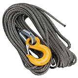 Synthetische Seilwinde Abschleppseil Seilhaken HMPE Off Road Recovery 4x4 12 mm 30 m