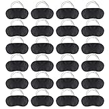 24 Pack Schlafmaske Für Seitenschläfer, Ultraweiche Augenmaske Schlafmasken, Lichtblockierende Augenbinde Zum Schlafen Mit Verstellbarem Riemen Für Herren, Frauen, Kinder