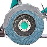 Fächerscheiben für Winkelschleifer | 10 Stück Schleifscheiben Korn 40 60 80 120 | Hohe Dichte & Industriequalität, Hochleistungskantenschleifscheiben für Winkelschleifer