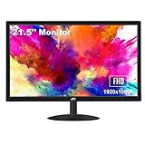 Kenowa PC Monitor 21.5 Zoll Business Computer Bildschirm Gaming Monitor FHD 1920x1080P 75Hz, 3ms Reaktionszeit mit HDMI & VGA Anschlüsse für Laptop/Xbox/PS3/PS4
