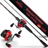 Paradox Fishing PX Hyper Baitcast Combo 2,10m I 15-40g I mit Hyper Cast Baitcast Rolle I Baitcast Rute Hecht – Baitcaster Combo