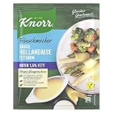 Knorr Feinschmecker Sauce Hollandaise fettarm leckere Soße mit unter 1,5% Fett ohne geschmacksverstärkende Zusatzstoffe 250 ml 1 Stück