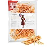 Pazifischer Kabeljau Original 1kg - Fisch Jerky I High Protein I Snack I Trockenfisch Omega 3 I Beef Jerky, Trockenfleisch & Chips Alternative