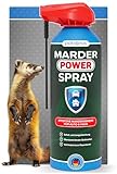 Patronus Marderspray für Auto, Dachboden & Garten 400ml - Sofort- & Langzeitschutz zur effektiven Marder-Abwehr - Marderschreck Auto Spray aus Deutscher Herstellung