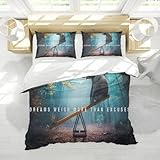 Wewoo Home Inspirierende Muster Bettbezug Elefant Butterflie Wald Bettdecke 3-teiliges Set mit 2 Kissen Shams Ultraweiches Bettwäsche-Set 200x200cm