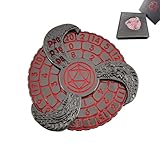 GAINFI Unique DND Roulette Dice Spinner D20 Dungeons and Dragons Dice Set, Cool Metal Mechanical Dice Spinner with D&D Dice Box, Dungeons and Dragons Tabletop Games RPG, D4, D6, D8, D10, D12