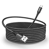 Micro USB Kabel 3M,Schnellladekabel Nylongeflochtenes USB Ladekabel Android Ladekabel kompatibel mit Samsung Galaxy S7 S6 S5 J7 Note 5,Huawei,Kindle,PS4 Controller,Fire HD Tablets,HTC,Nokia usw