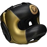 RDX Unisex-Adult HGM-PTTL2G-XL Head Guard, Golden, XL