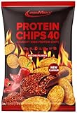 IronMaxx High Protein Chips – Hot Chili 50g | Low Carb, Glutenfrei & Zuckerarm | Knuspriger Eiweiß-Snack