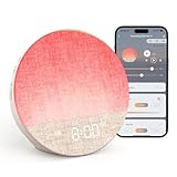 Dreamegg Tageslichtwecker, Lichtwecker mit App-Steuerung, 34 Beruhigende Klänge & 12 Lichtmodi, Mehrfach-Alarme frei Einstellbar, Sunrise Alarm Clock für Erwachsene & Babys, Schlafzimmer & Geschenk