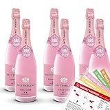 Brut Dargent Pinot Noir Ice Demi-Sec, sortenreines Weinpaket + VINOX Winecards (6x0,75l)