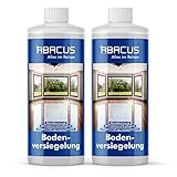 ABACUS® Bodenversiegelung, Parkettversiegelung, Laminatversiegelung, PVC-Versiegelung, Dielenversiegelung, Korkversiegelung – Bodenversiegelung 2x 1L (7688.2)