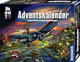 Die drei ??? Adventskalender von KOSMOS 632571, Löse die 24 Rätsel auf dem verlassenen Flugplatz, Spielzeug- und Rätsel-Adventskalender für Kinder ab 8 Jahre
