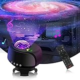 FLITI Der größte Abdeckungsbereich Sternenhimmel Projektor, Led Galaxy Projector, mit Wechselnden Nebel- und Galaxienformen Nachtlicht Sternenhimmel(galaxy projector)