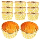 Holibanna 50 Stück Papierförmchen Zum Backen Von Kuchen Cupcake Papier Muffinförmchen Muffin Backförmchen Muffin Backpapier Mini Kuchen Backförmchen Hoch Fettdichtes