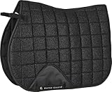 Horse Guard - Schabracke Mesh Glitzer – Elegante Pferde-Schabracke mit Mesh-Gewebe & Cool-Dry-Futter – Schnell trocknend & atmungsaktiv – Dressur-Schabracke in Schwarz – Größe 16
