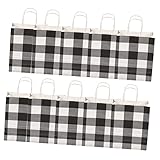 SOIMISS 20 Stück Geschenktüten aus Kraftpapier Robuste Partybeutel für Weihnachten Geburtstagsfeiern Snacks und DIY Projekte Design mit Tragehenkeln