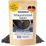 Schwarzkümmel ganze Samen 500g, echte Schwarzkümmelsamen – Nigella Sativa, der Allrounder in Ihrer Küche