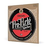 D'Addario Gitarrensaiten - Pro-Arte Saiten Konzertgitarre - EJ45 - Nylonsaiten Konzertgitarre - Classical Nylon Guitar Strings - Normal Tension, 1-Pack