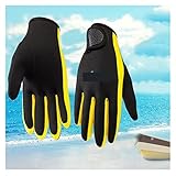 SBJKLYRN Tauchhandschuhe， 1,5 mm Neopren-Schwimm- und Tauchhandschuhe, Neoprenhandschuh for das Schwimmen im Winter, warm, rutschfest, for Surfen und Paddeln(L)