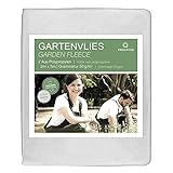 Prolifiqs Frühbeetvlies für Pflanzen 17g I Thermovlies/Frostschutz Überwintern auf Balkon/Garten/Hochbeet I Gartenvlies UV beständig und Wasserdurchlässig I Pflanzenschutz Winter (2 * 5)