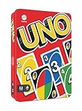 Mattel Games UNO-Kartenspiel, mit 112 Karten in hochwertiger Metallbox, exklusive Sammlerdose, Gesellschaftsspiel, Perfekt als Geschenk, Spielzeug ab 7 Jahren, HGB63