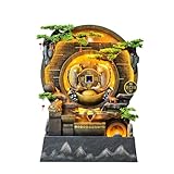 Boden Steingarten Wasserbrunnen, Wohnzimmer Hof Wasserwand Handwerk, Gartenlandschaft Dekoration Terrasse Dekoration