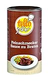 tellofix Feinschmecker Sauce zu Braten - Dunkle Bratensauce zum Kochen und Verfeinern - ohne Konservierungsstoffe - 1 x 752 g