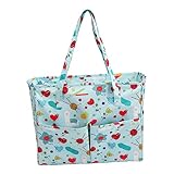 BESPORTBLE DIY Aufbewahrungstasche Wollgarn Multifunktionale Oxford Handtasche für Zuhause Reisen Studium Robuster Stofforganisator mit Langen Trägern