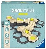 Ravensburger GraviTrax Junior Starter-Set S - Erweiterbare Kugelbahn für Kinder, Murmelbahn überwiegend aus nachwachsenden Rohstoffen mit Lernspielzeug und Konstruktionsspielzeug ab 3 Jahren